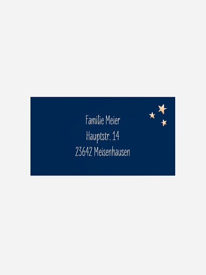 Empfängeraufkleber Trauer Verzaubert