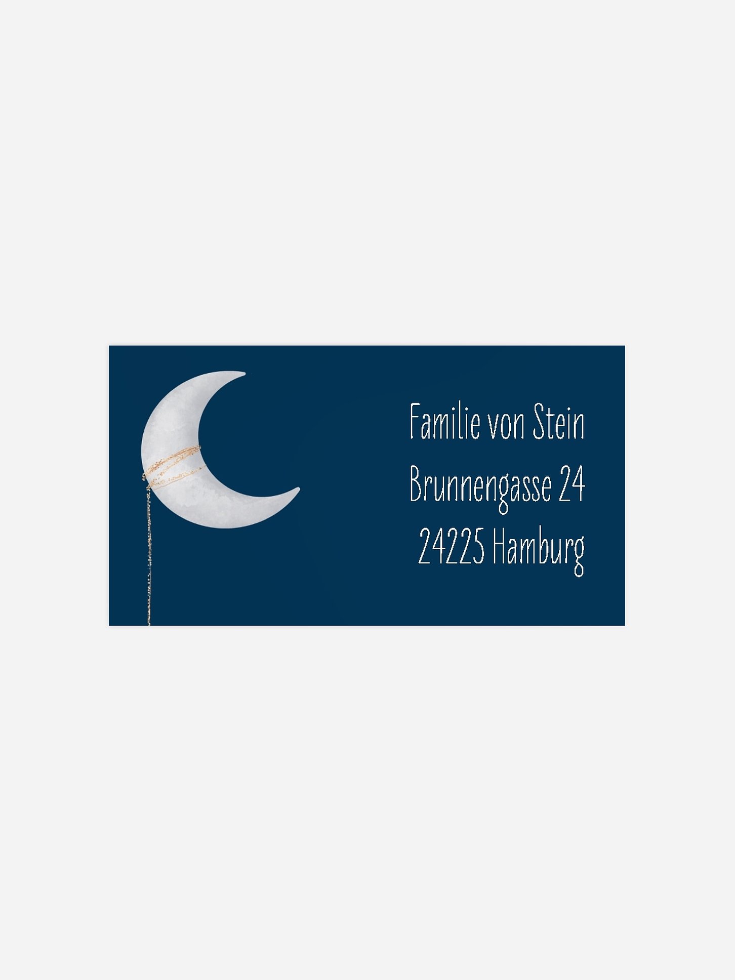 Empfängeraufkleber Geburt Verzaubert