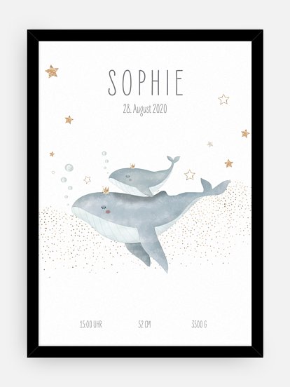 Poster Geburt Cute Giants