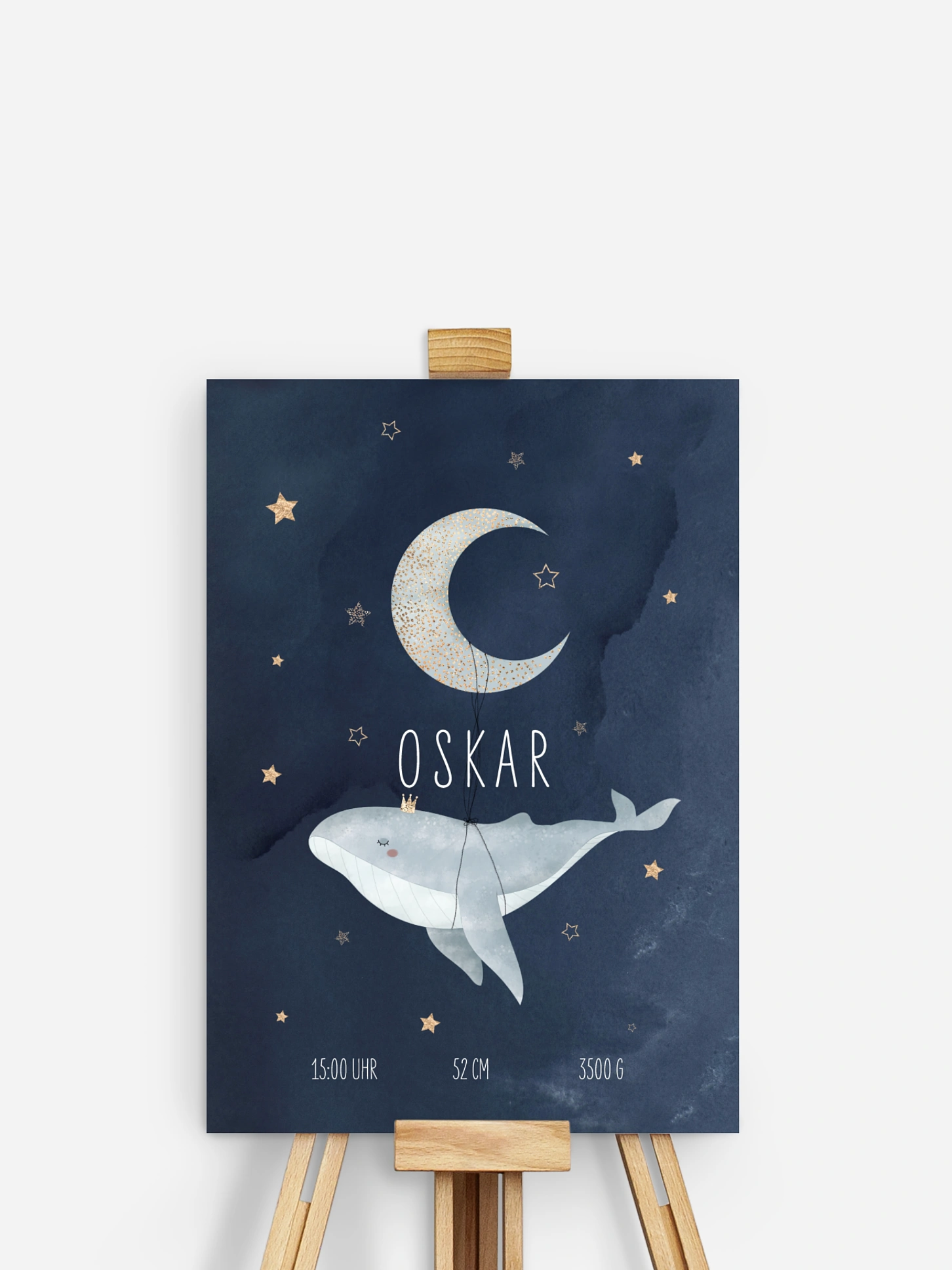 Poster Geburt Mondlicht