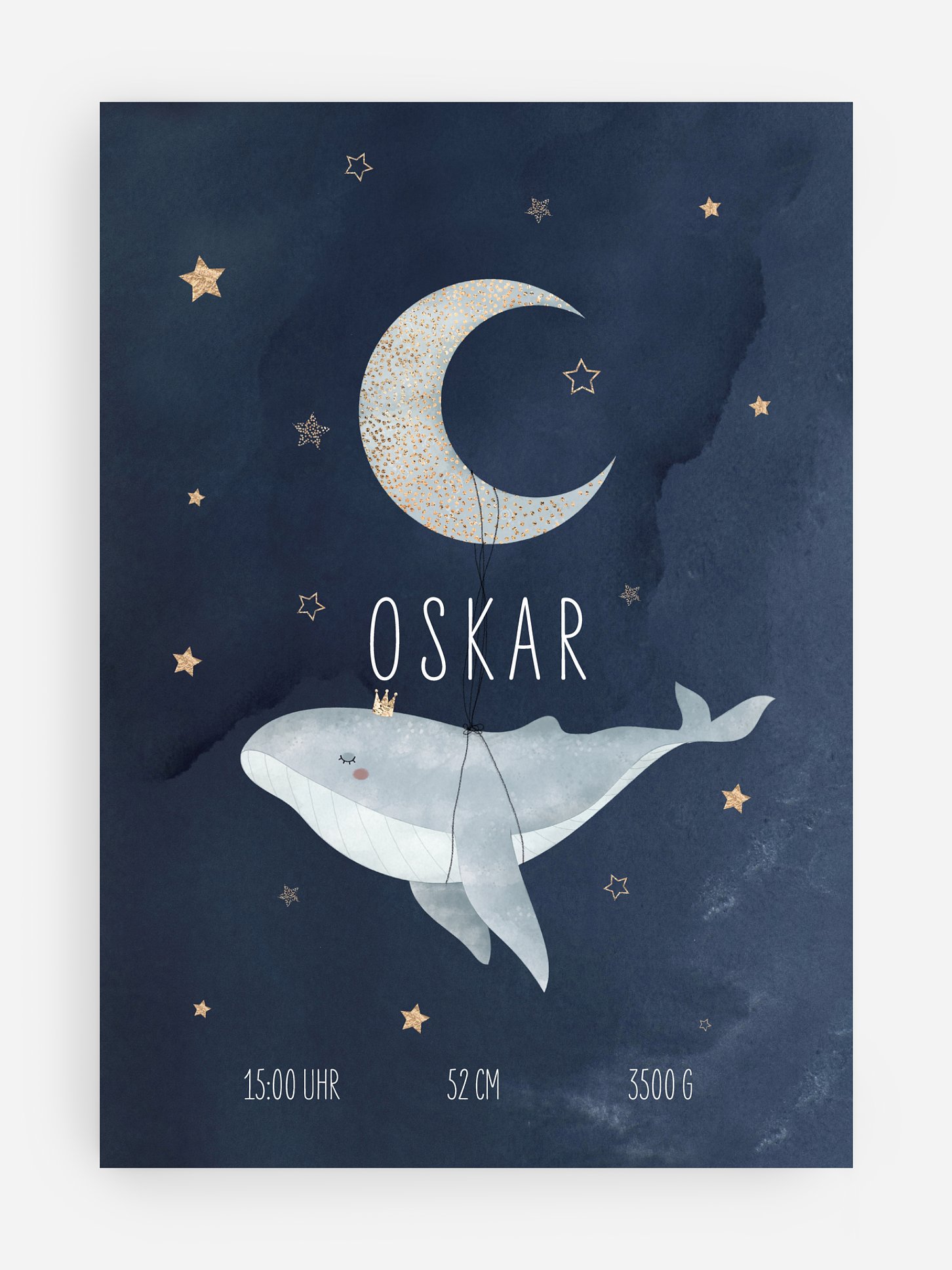 Poster Geburt Mondlicht
