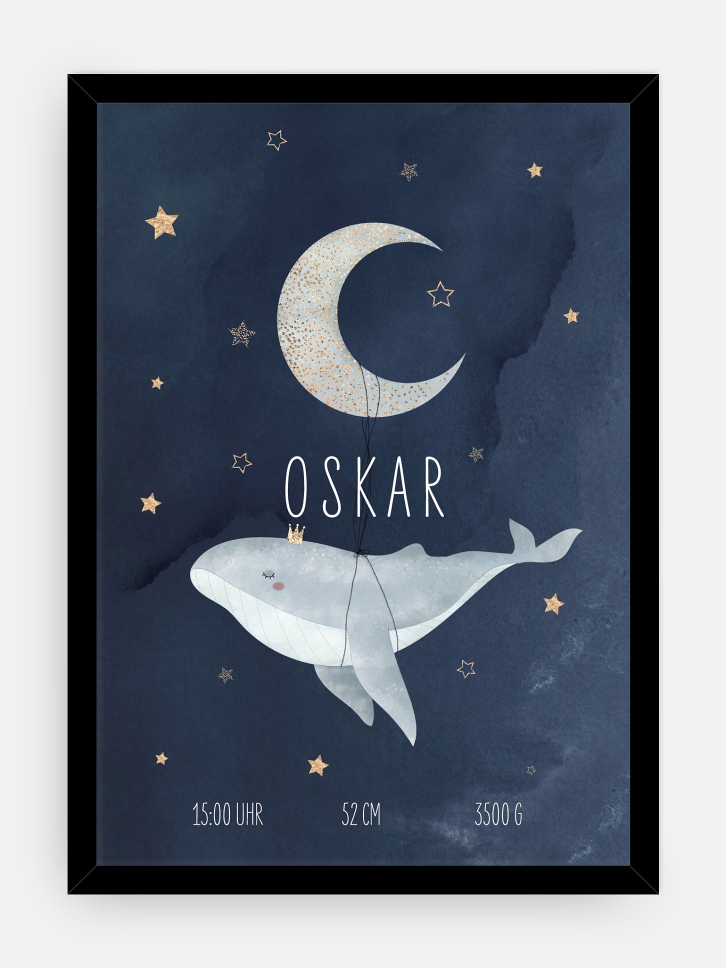 Poster Geburt Mondlicht