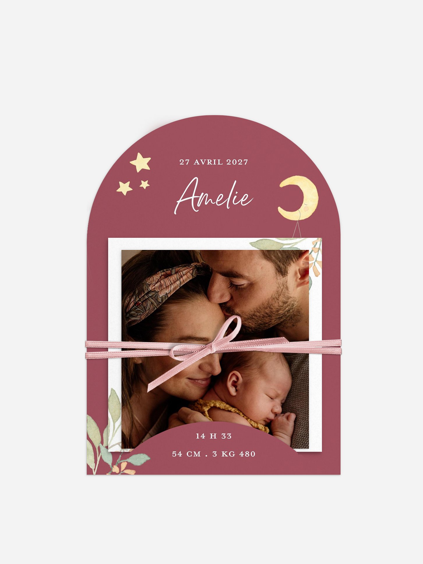 Faire-part naissance Doux rêves