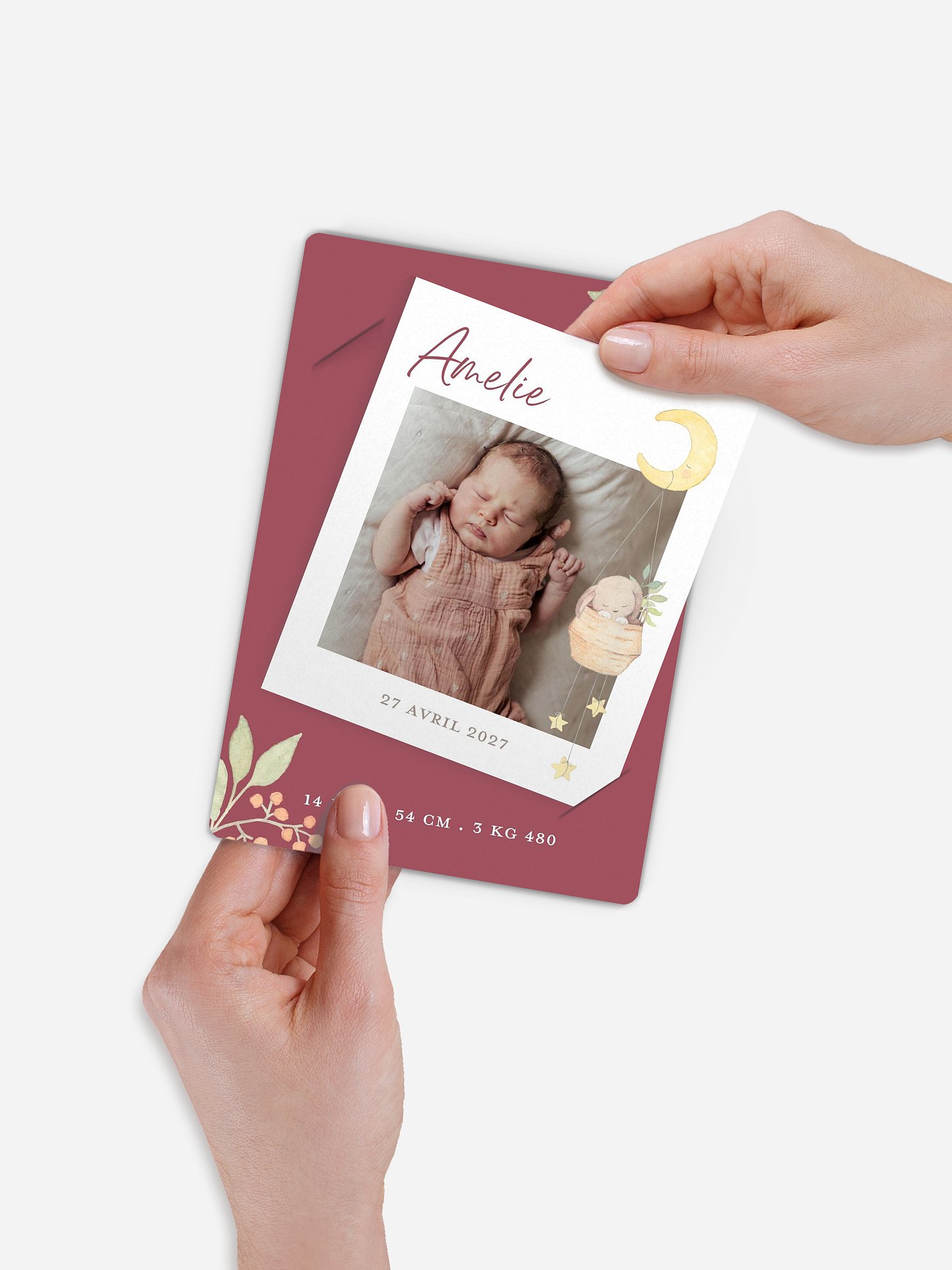 Faire-part naissance Doux rêves