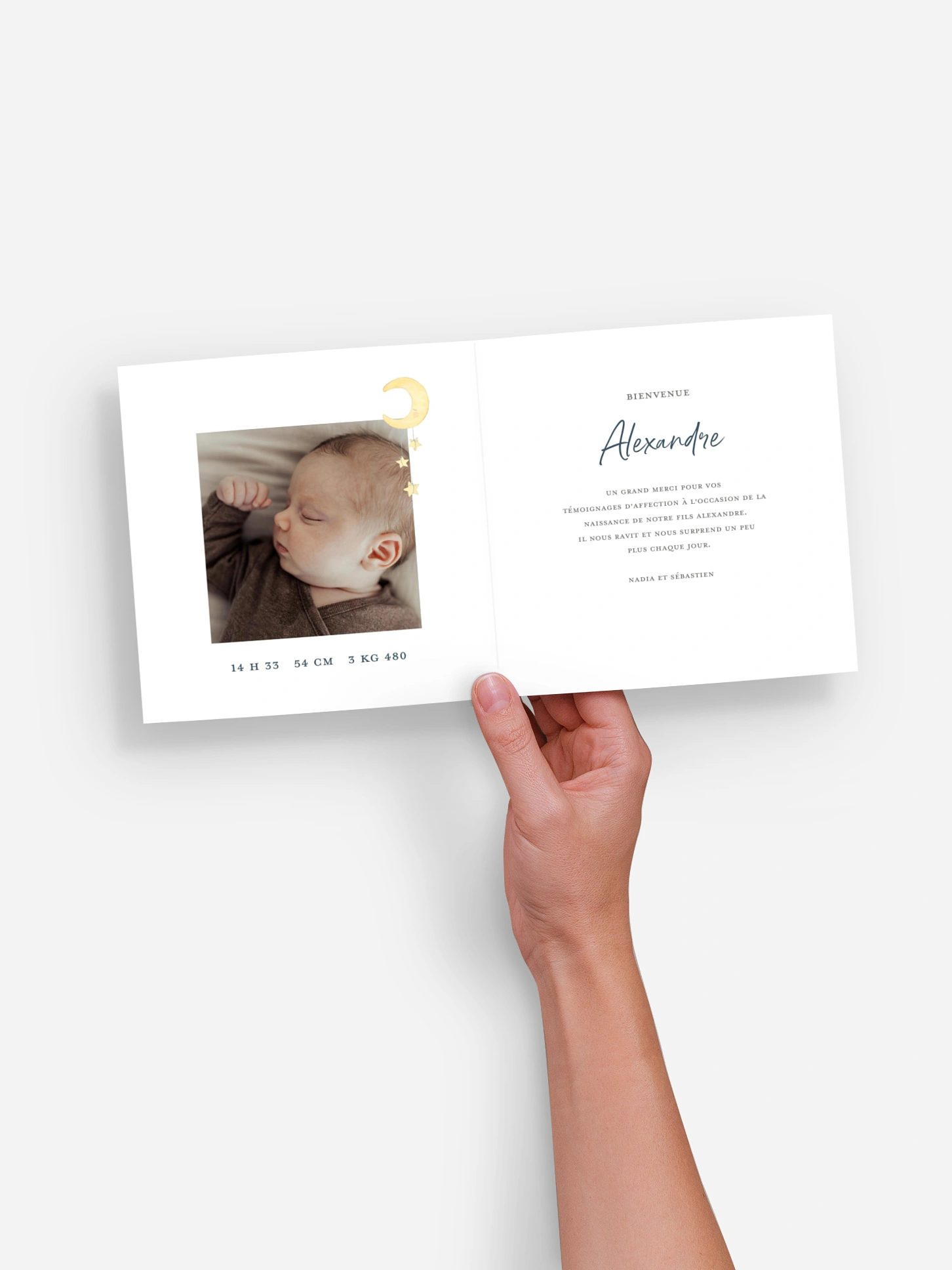 Faire-part naissance Doux rêves