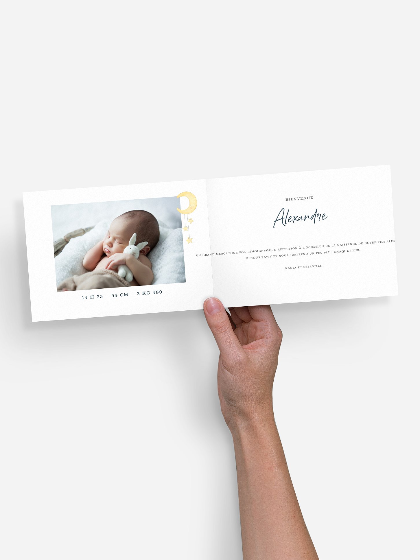 Faire-part naissance Doux rêves