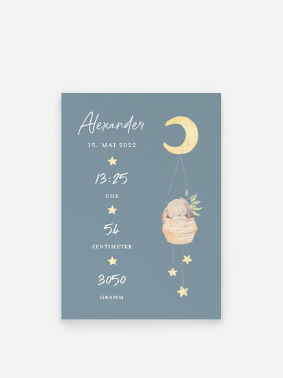 Poster Geburt Süße Träume