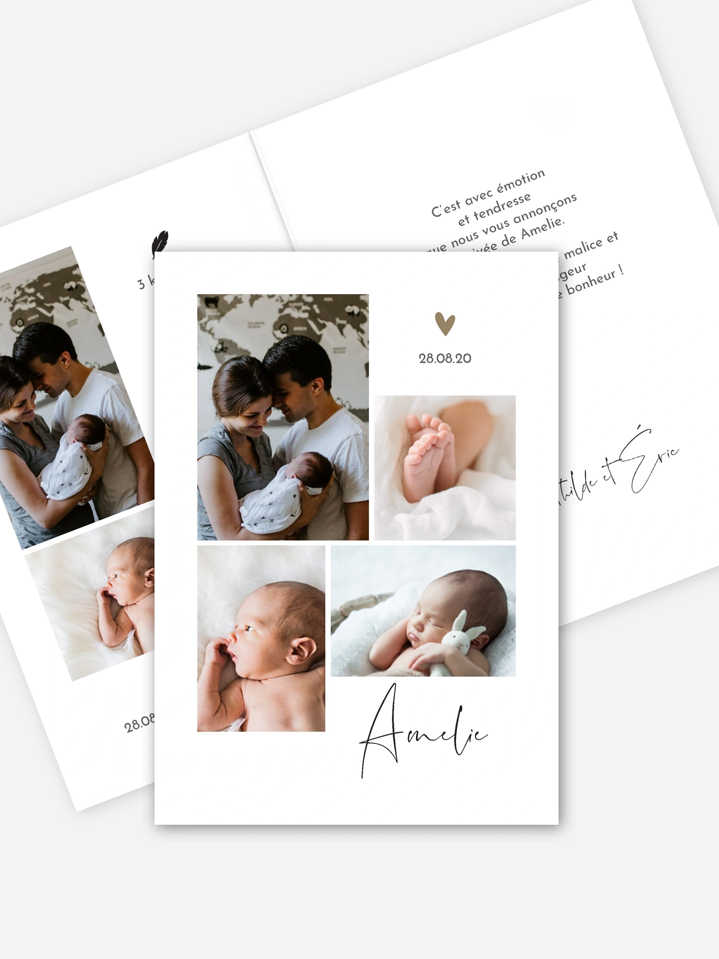 Faire-part naissance Heureux événement