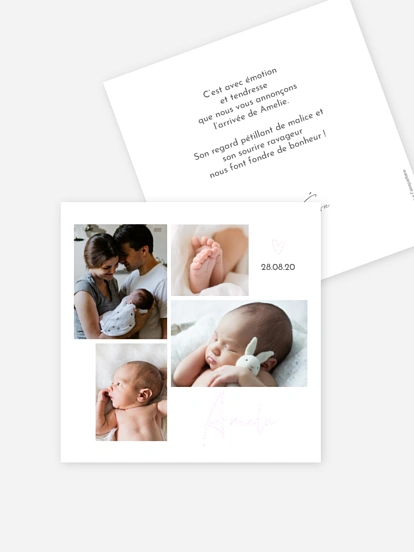 Faire-part naissance Heureux événement