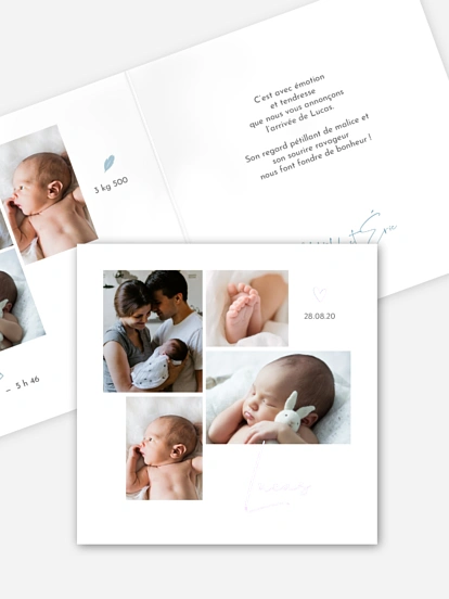 Faire-part naissance Heureux événement