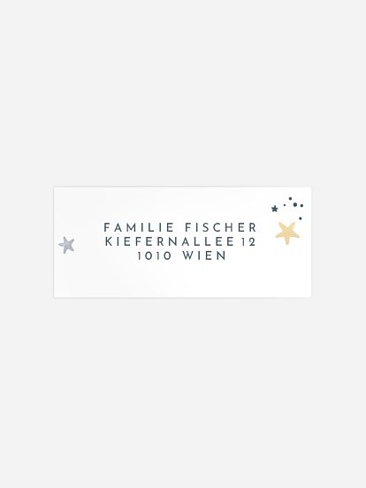 Absenderaufkleber Geburt Große Gefühle