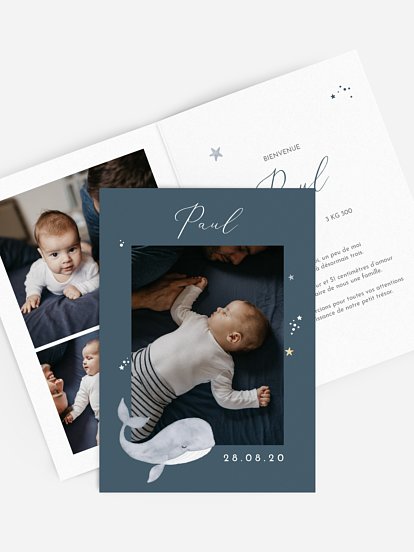 Faire-part naissance Sentiments