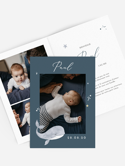 Faire-part naissance Sentiments