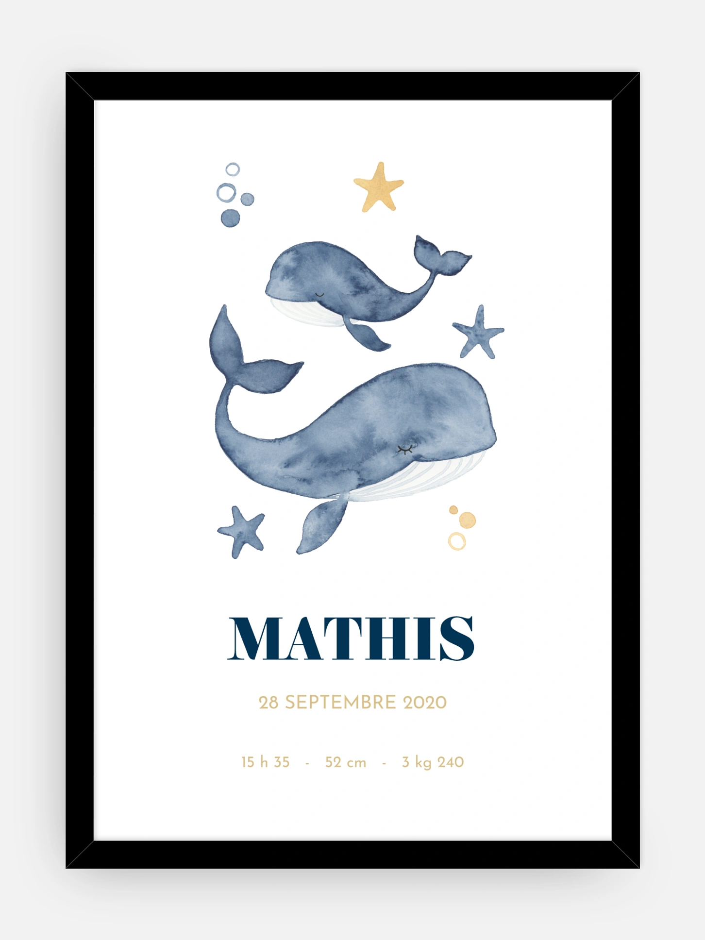 Affiche naissance Sentiments