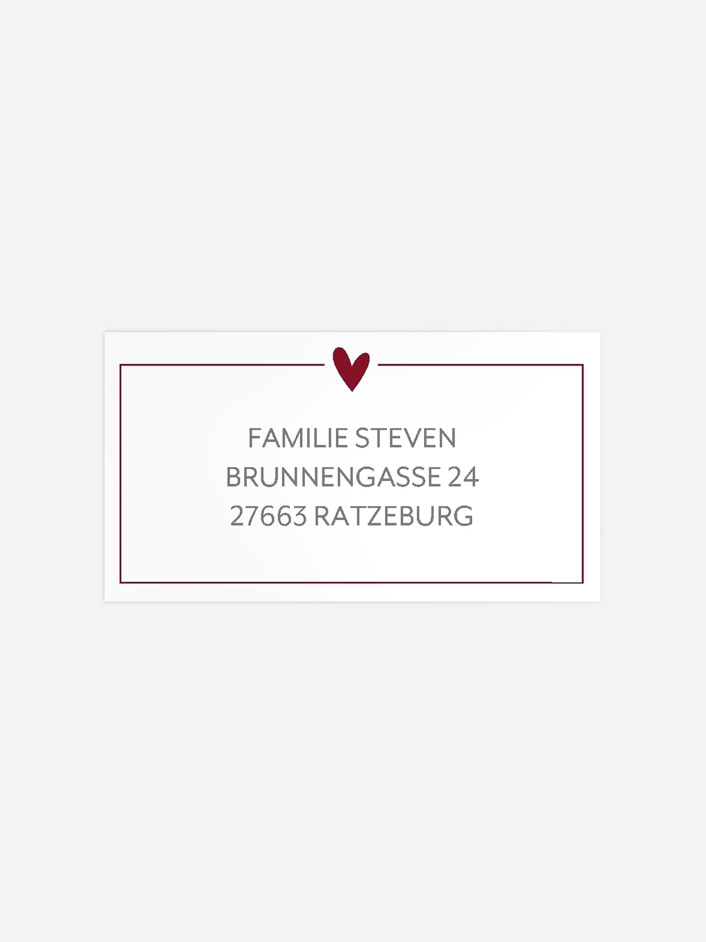 Empfängeraufkleber Geburt Freudentag