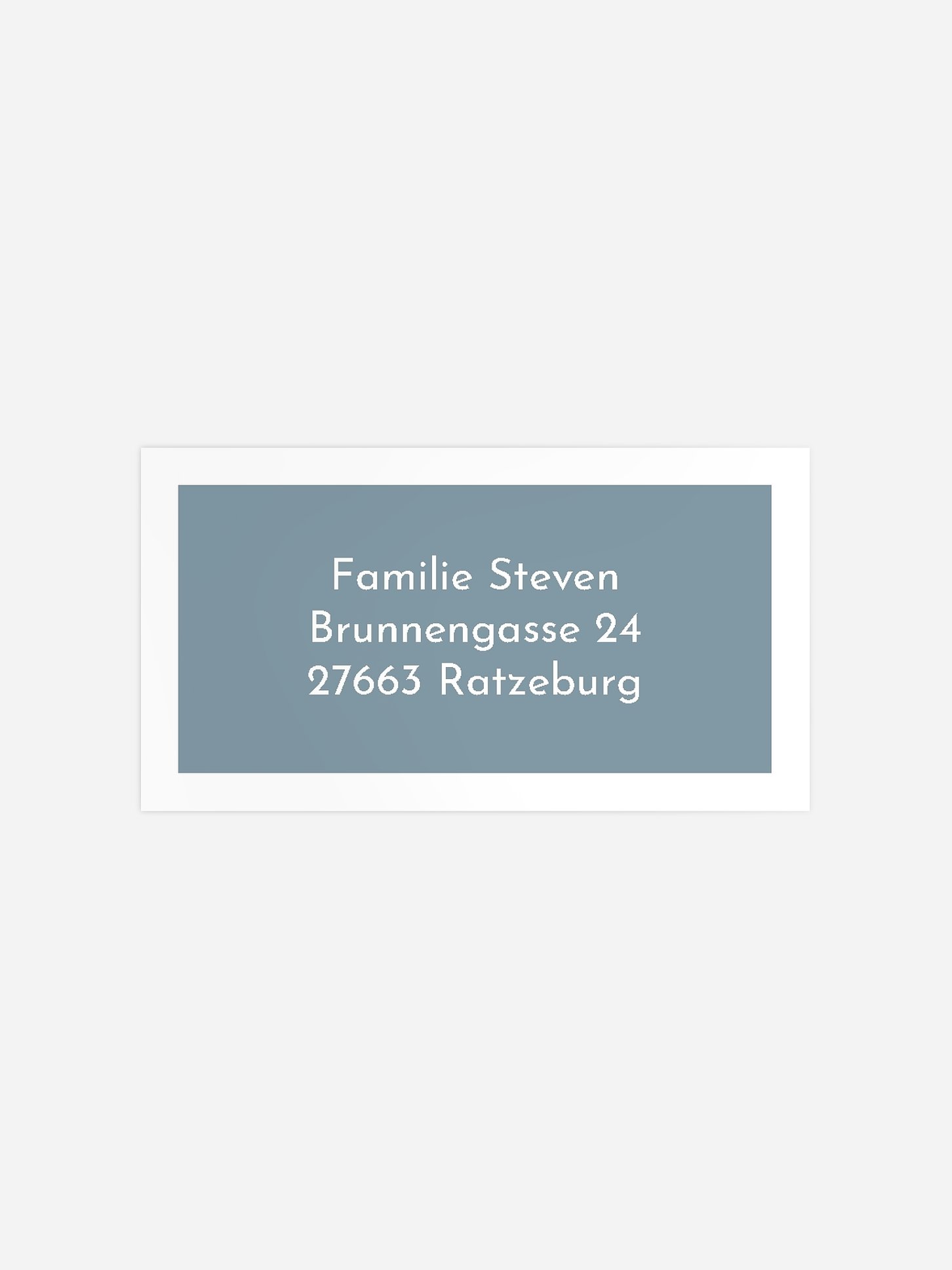 Empfängeraufkleber Geburt Endlich komplett