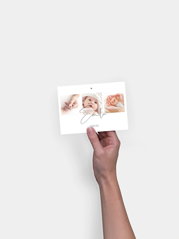 Faire-part naissance Photos du bonheur