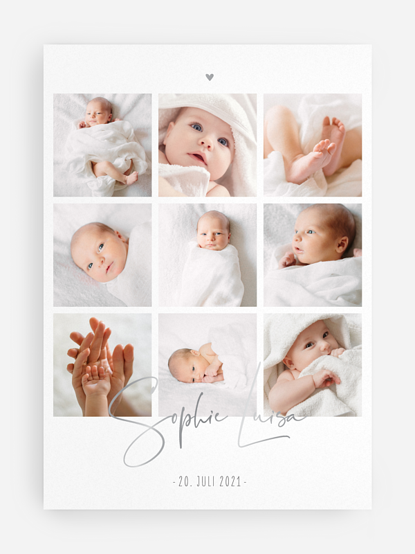 Poster Geburt Glücksfotos