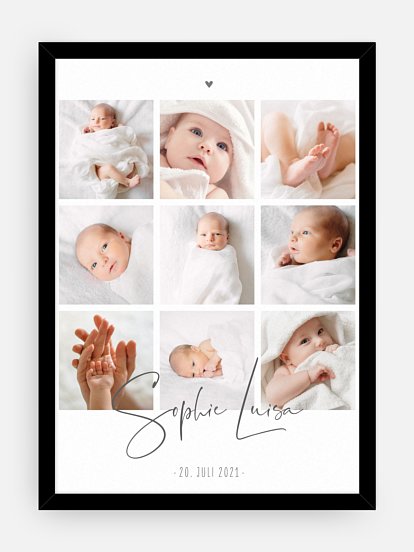 Poster Geburt Glücksfotos