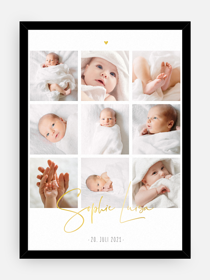 Poster Geburt Glücksfotos