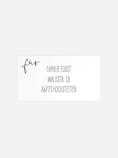 Empfängeraufkleber Geburt Glücksfotos