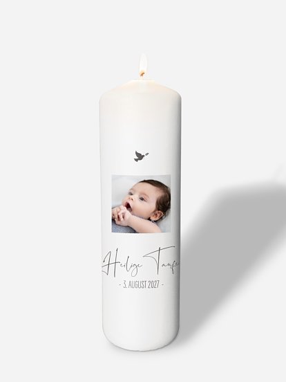 Taufkerze Glücksfotos