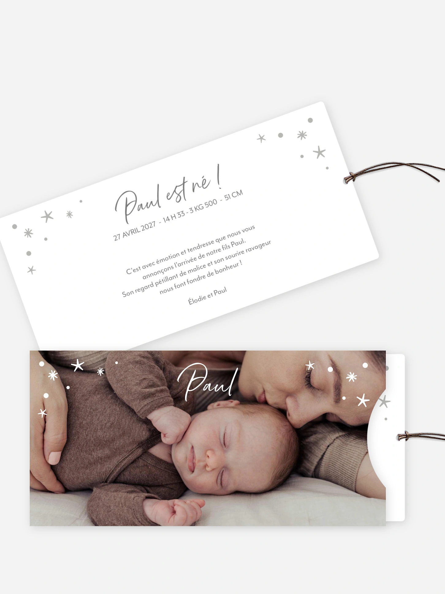 Faire-part naissance Magie