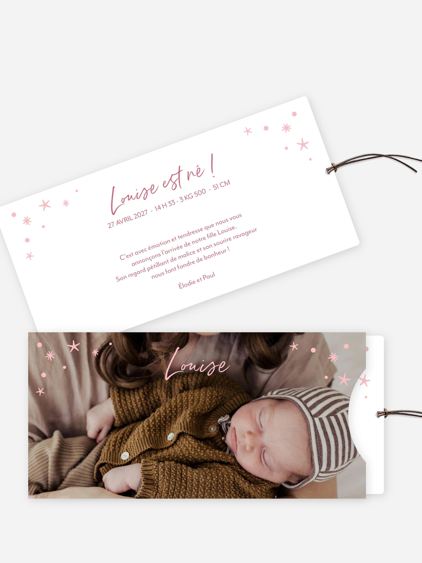 Faire-part naissance Magie