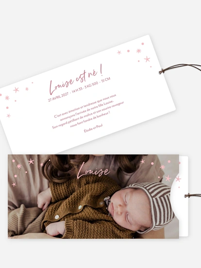 Faire-part naissance Magie