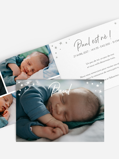 Faire-part naissance Magie