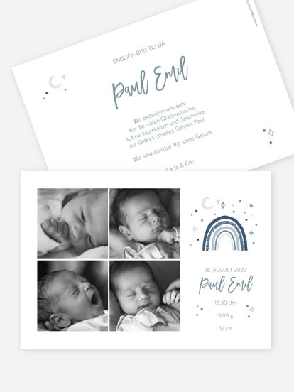 Geburtskarte Entzückt