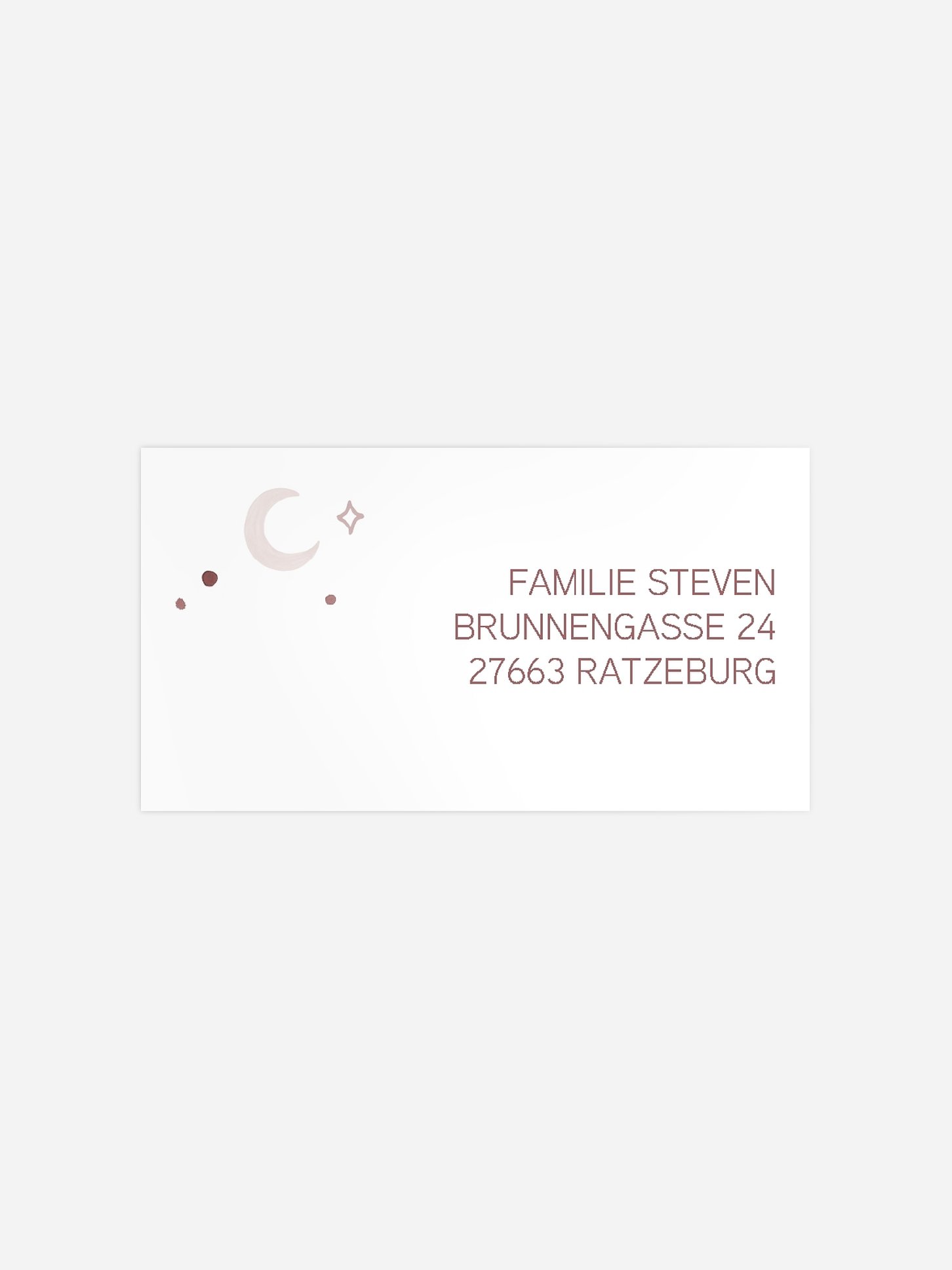 Empfängeraufkleber Geburt Entzückt