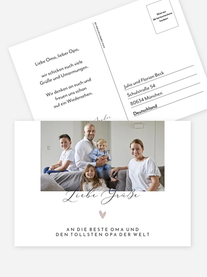 Postkarte Direktversand Perfekt