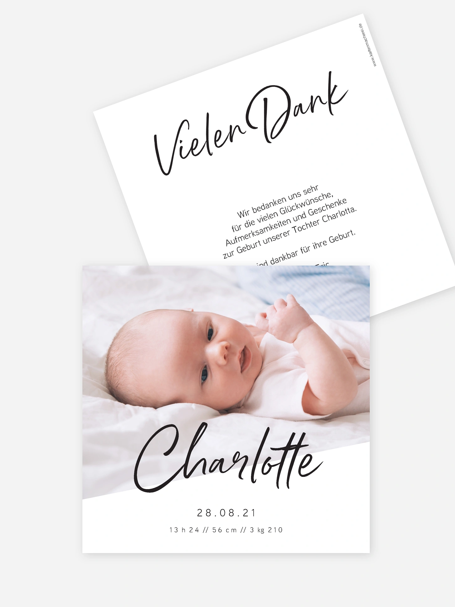 Geburtskarte Beautiful News