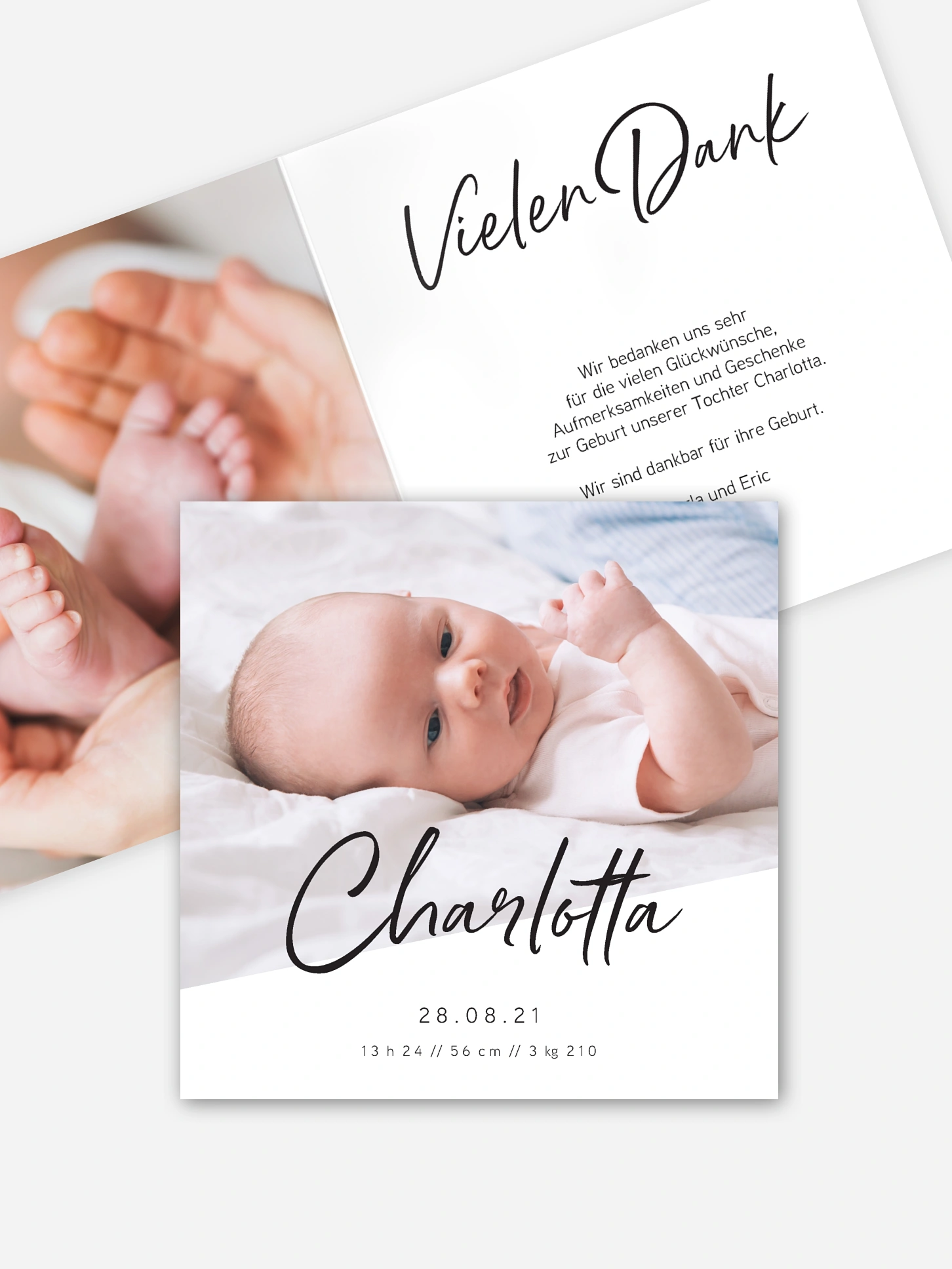 Geburtskarte Beautiful News