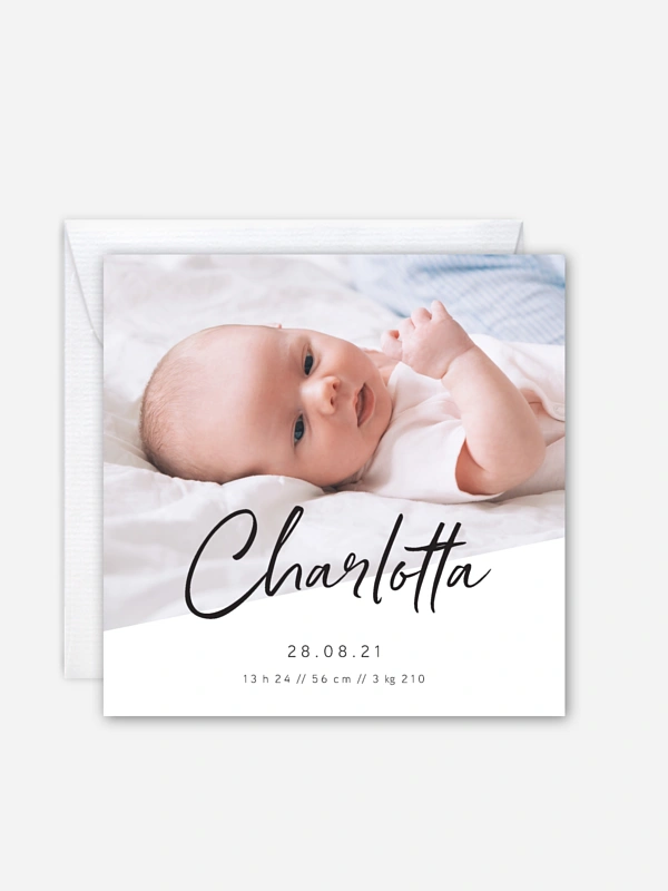 Geburtskarte Beautiful News