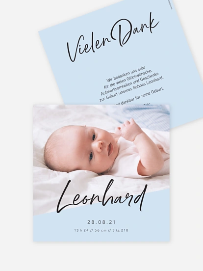 Geburtskarte Beautiful News