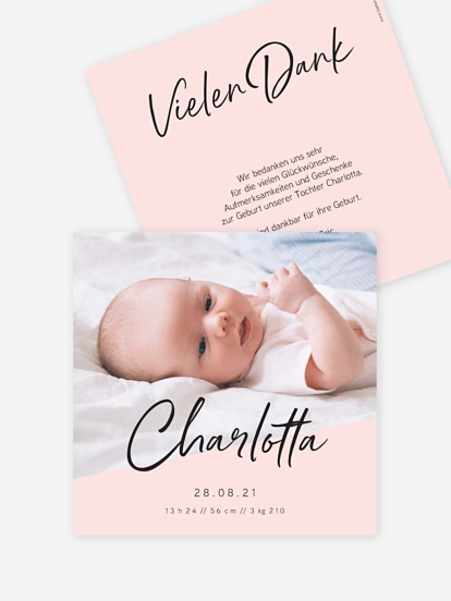 Geburtskarte Beautiful News