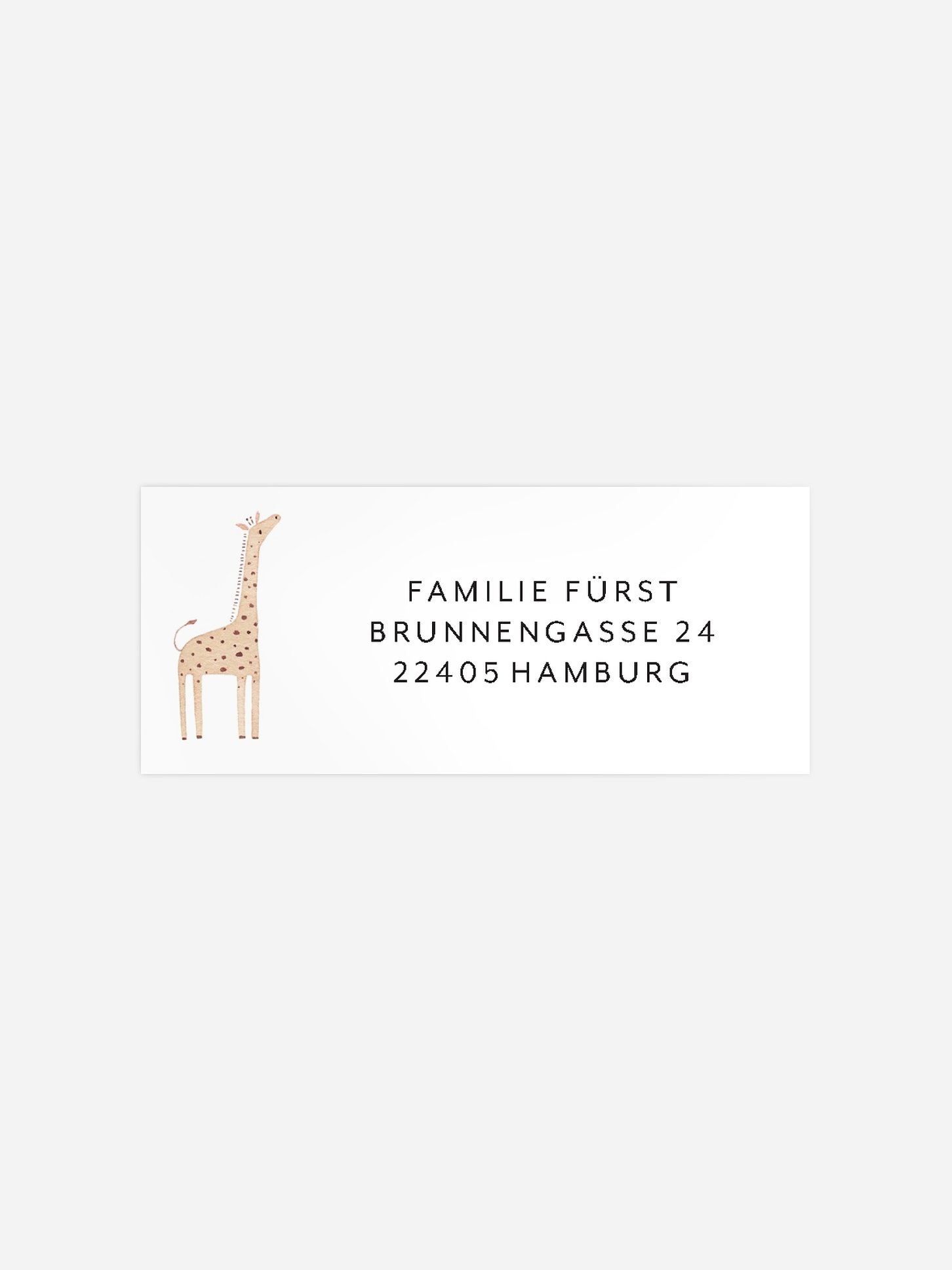 Absenderaufkleber Geburt Happy Family