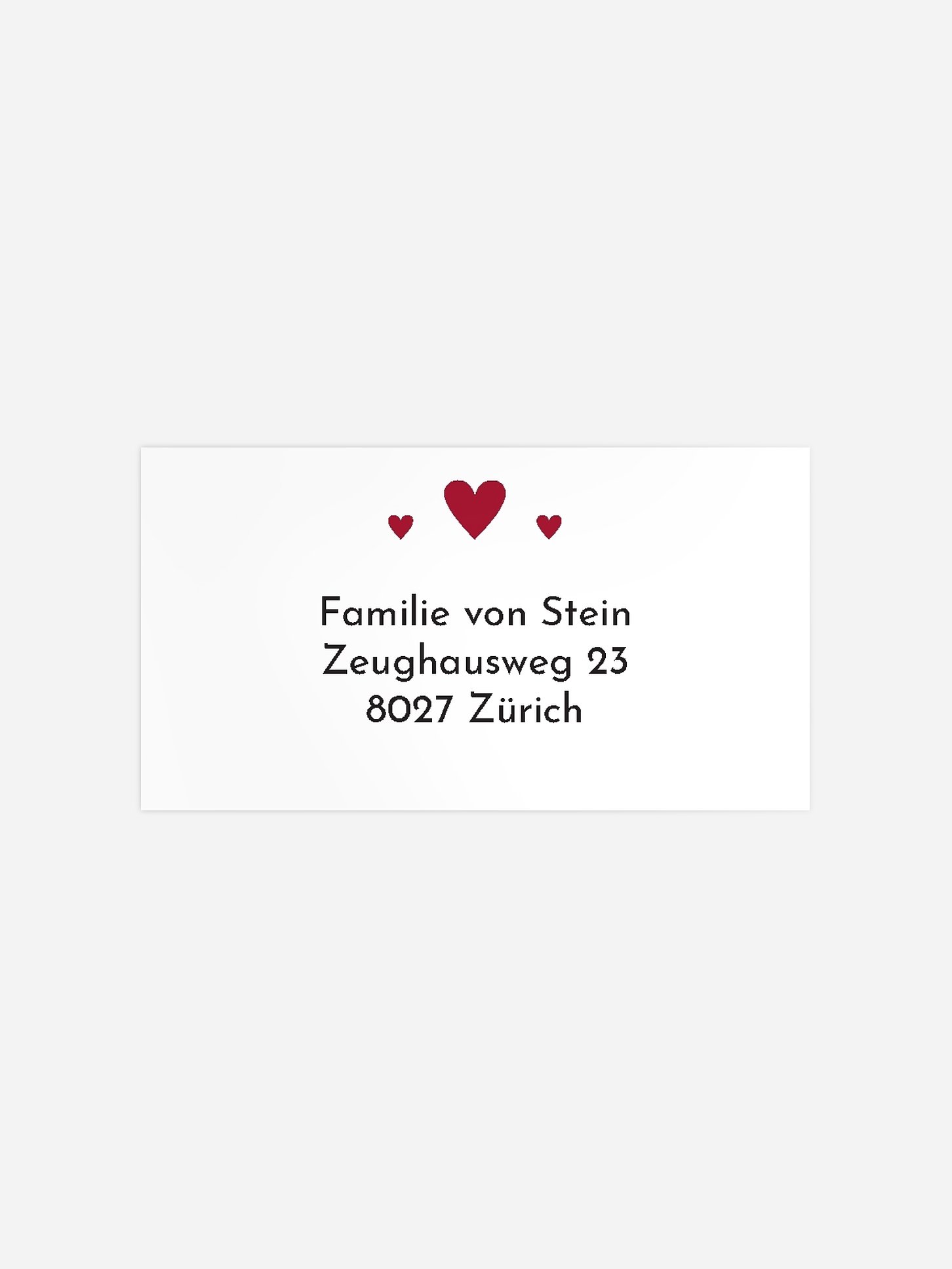 Empfängeraufkleber Geburt Kleines Leben