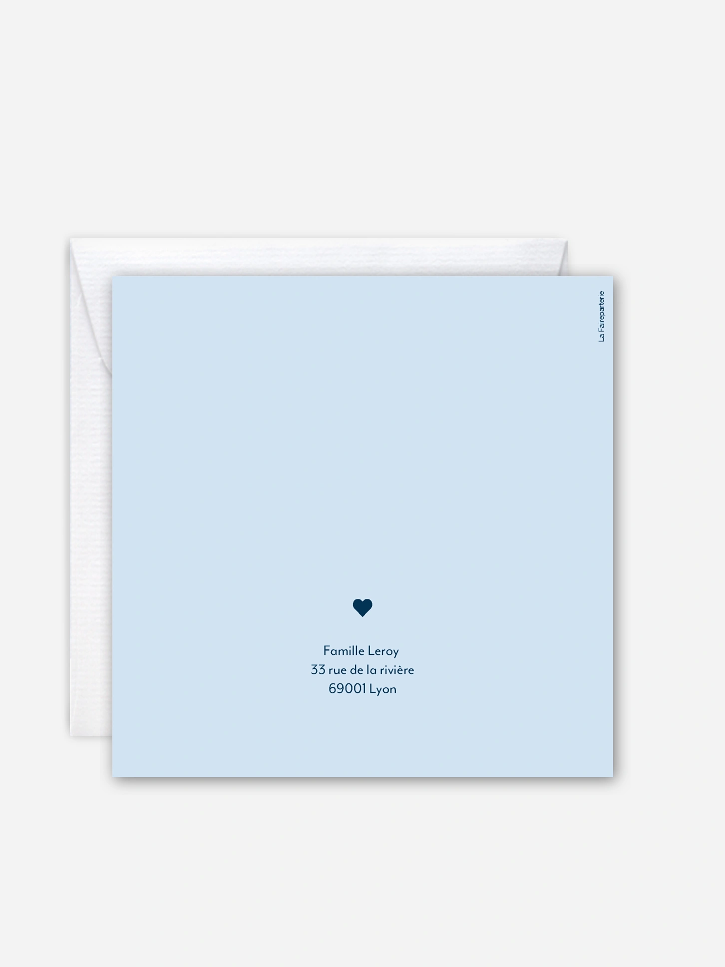 Faire-part naissance De tout coeur