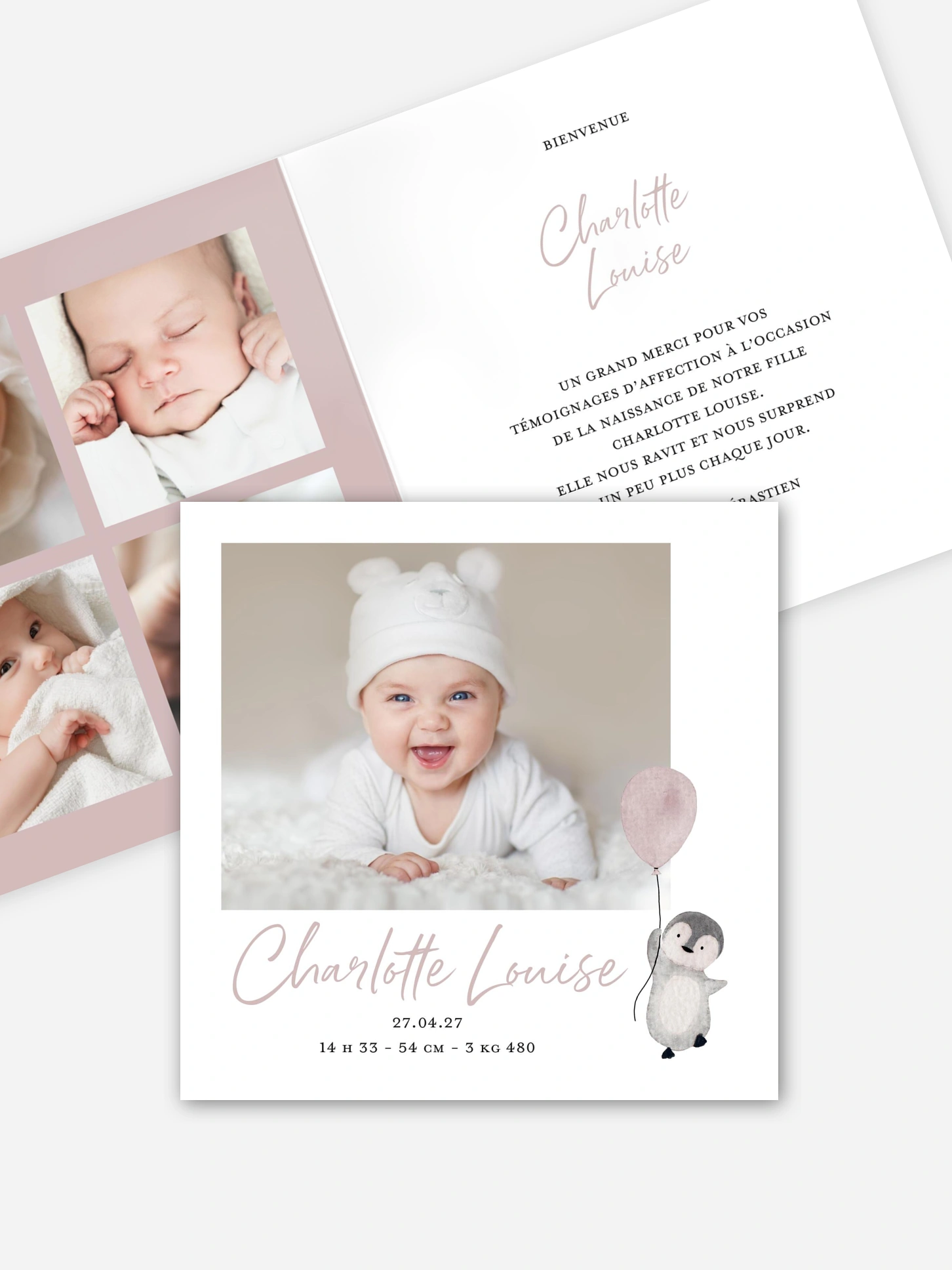 Faire-part naissance Joyeuse annonce