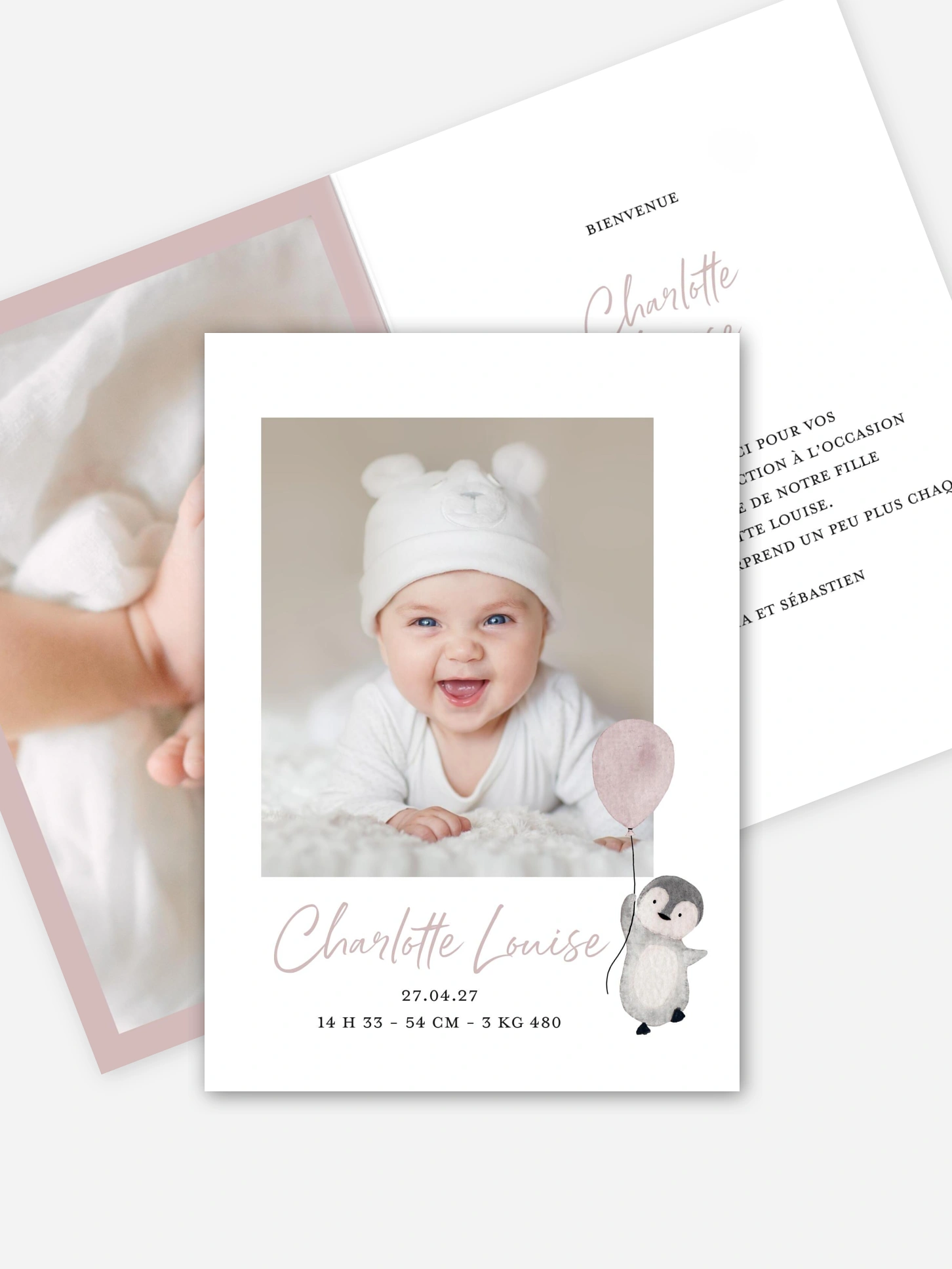 Faire-part naissance Joyeuse annonce