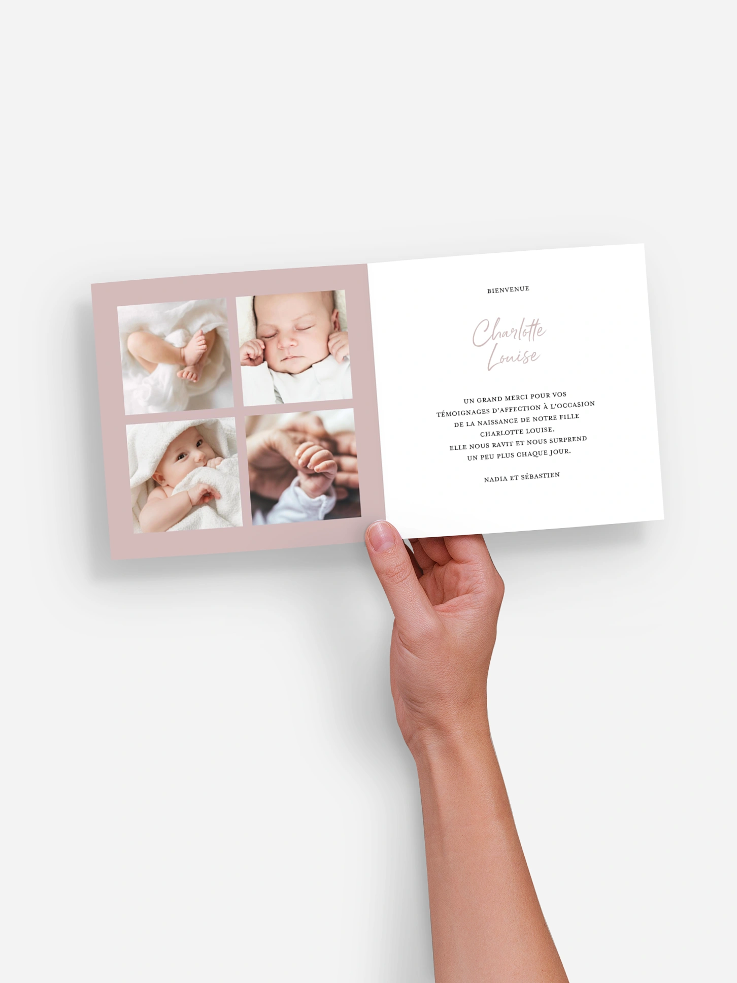 Faire-part naissance Joyeuse annonce