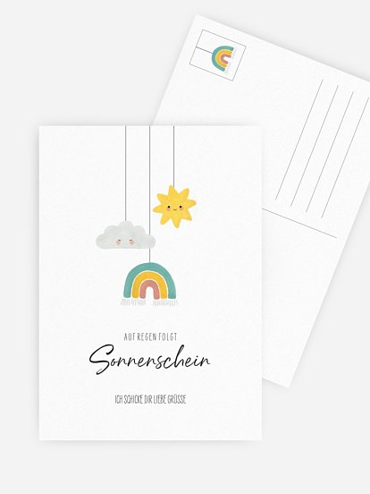 Grußkarte Himmels Trio