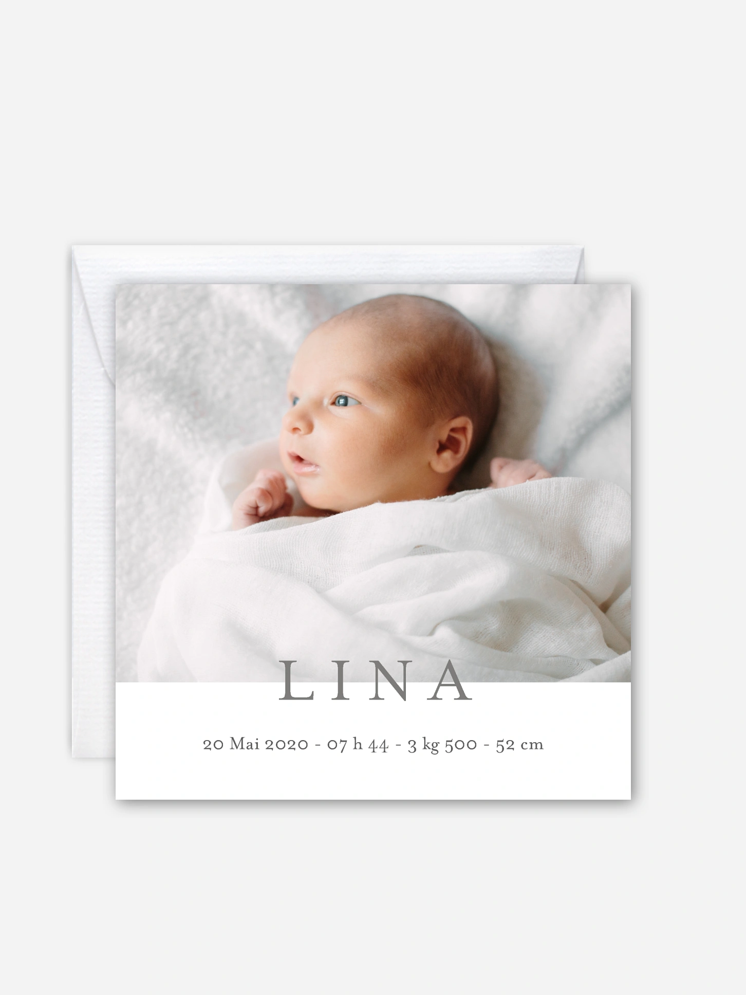 Faire-part naissance Doux instants