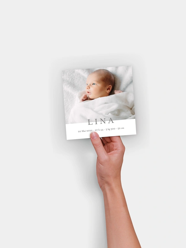 Faire-part naissance Doux instants