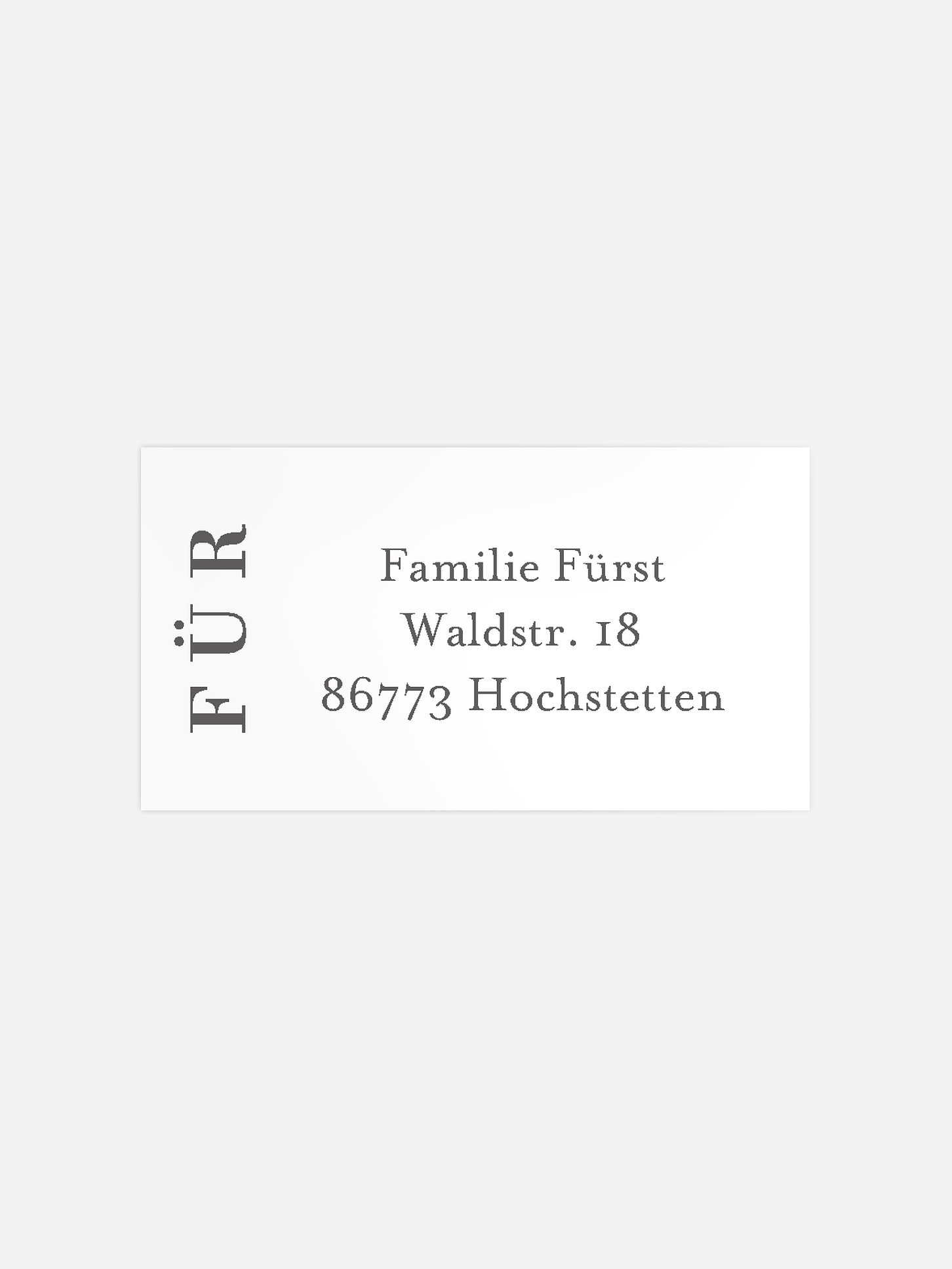 Empfängeraufkleber Geburt Lieblingsbilder