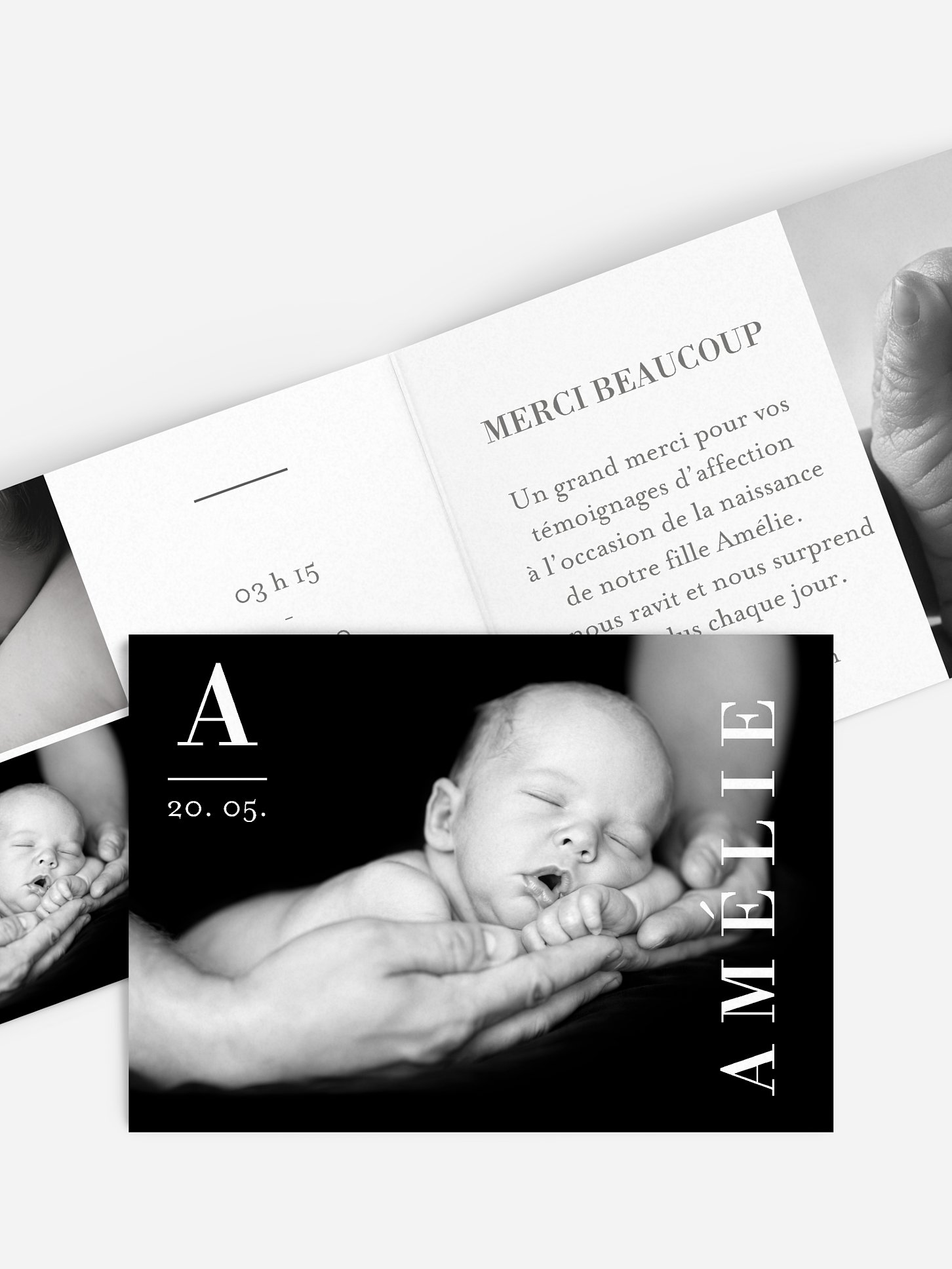 Faire-part naissance Présentation