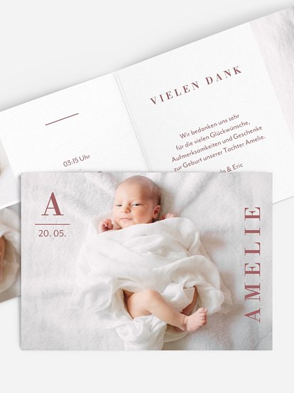 Geburtskarte Cute Statement